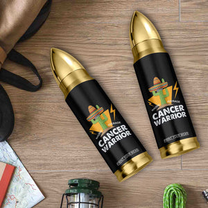 Funny Cancer Fighter Bullet Tumbler Inspirational Quote Chemo Patient Gift Nacho Average Cancer Warrior TB10 Print Your Wear