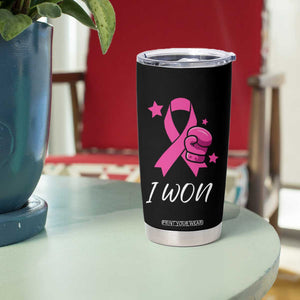Breast Cancer Awareness Tumbler Cup Pink Ribbon Support The Fighters TB10 Print Your Wear