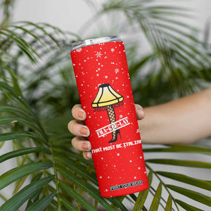 Funny Christmas Skinny Tumbler Gifts for Women Men Coworkers Frageelay TB10 Print Your Wear