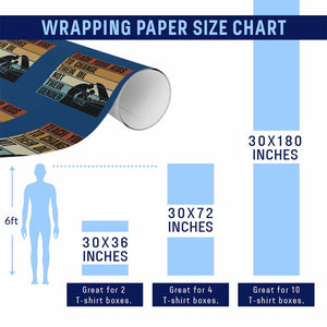Teach Your Kids To Change Their Oil Not Their Gender Wrapping Paper Roll Funny Mechanic Dad TS14 Print Your Wear