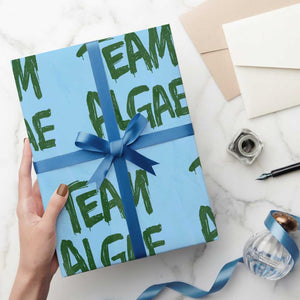 Team Algae Slime Dripping Style Graphic Wrapping Paper Roll Viral Lincoln Memorial Reflecting Pool Swamp Meme