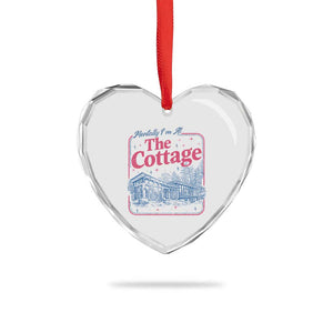 Team Hollanov Fan Heart Crystal Glass Ornament Mentally Im At The Cottage LGBT Romance Hockey TS10 Print Your Wear
