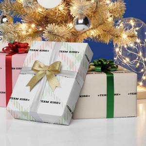 Team Kirk Wrapping Paper Roll Last Name Funny Surname Team Kirk Family Reunion TS10 Print Your Wear