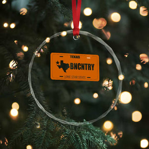 Texas Crystal Glass Ornament Lone Star State Western Cowboy BNCNTRY Country TS10 Print Your Wear
