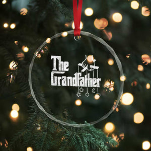 The Grandfather Crystal Glass Ornament Funny Grandpa Italian Mafia Style Father's Day