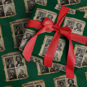 The Life Of Frederick Douglass Wrapping Paper Roll Historical Black History TS12 Green Print Your Wear