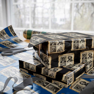 The Life Of Frederick Douglass Wrapping Paper Roll Historical Black History TS12 Black Print Your Wear