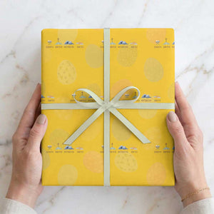 The Life Of Jesus Christ Religious Bible Verse Wrapping Paper Roll TS11 Yellow Print Your Wear