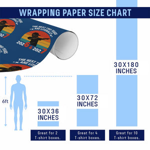 The Next Two Years Are Literally 6 7 Wrapping Paper Roll Funny 2026 2027 Meme Dabbing Boy Retro TS02 Print Your Wear