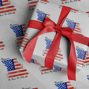 The Show Me State Est 1821 Wrapping Paper Roll Proud Missourian Gift TS12 White Print Your Wear