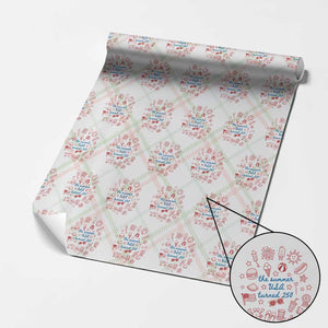 The Summer USA Turned 250 Wrapping Paper Roll 250 Years America Anniversary 4th of July