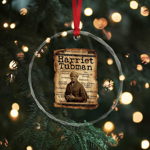 The Underground Railroad Hero Crystal Glass Ornament Harriet Tubman Slavery Freedom Fighter Gift TS12 Print Your Wear