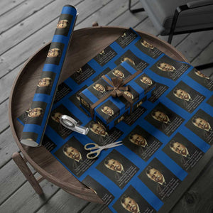 Theodore Teddy Roosevelt Patriotic Wrapping Paper Roll Patriotism Means To Stand By The Country TS02 Blue Print Your Wear