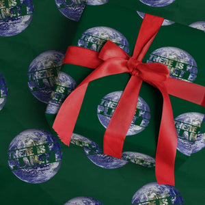 There Is No Planet B Wrapping Paper Roll Earth Day Environmental Awareness Gift TS12 Green Print Your Wear