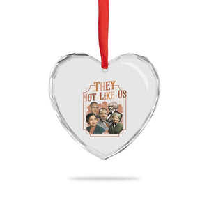 They Not Like Us Heart Crystal Glass Ornament African American History Leaders TS12 Print Your Wear