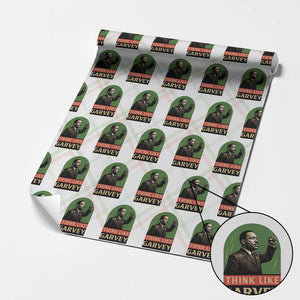 Think Like Garvey Wrapping Paper Roll Civil Rights Leader Gift TS12 Christmas Plaid Print Your Wear