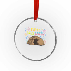 Three Days Later Christian Easter Crystal Glass Ornament Funny Jesus Resurrection Meme TS11 Print Your Wear