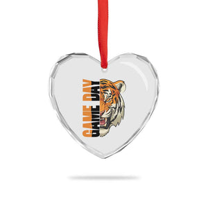 Tiger Football Lover Heart Crystal Glass Ornament Game Day Fan Lifestyle TS12 Print Your Wear