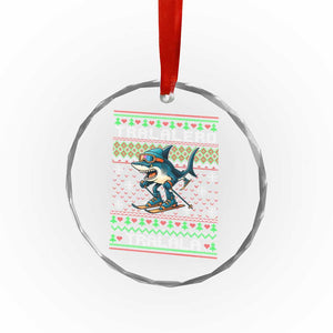 Tralalero Tralala Christmas Meme Crystal Glass Ornament Snowboard Ugly Xmas TS14 Print Your Wear