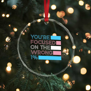 Trans Rights Crystal Glass Ornament Transgender LGBTQ Queer Pride Ally Social Justice TS10 Print Your Wear