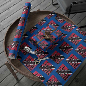 Trini Pride Wrapping Paper Roll Trinidad and Tobago National Food TS10 Blue Print Your Wear