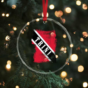 Trinidad and Tobago Flag Crystal Glass Ornament Caribbean Souvenir TS10 Print Your Wear