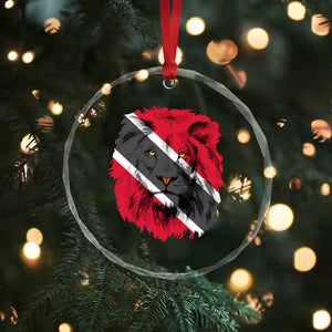 Trinidad and Tobago Flag Lion Crystal Glass Ornament Caribbean Souvenir TS10 Print Your Wear