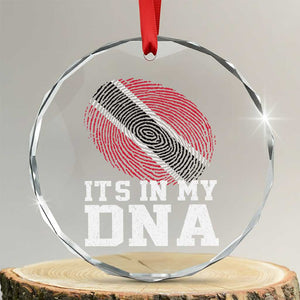 Trinidad and Tobago In My DNA Crystal Glass Ornament Trini Trinidadian Proud TS10 Transparent Glass 3'' Circle Print Your Wear