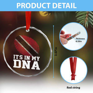 Trinidad and Tobago In My DNA Crystal Glass Ornament Trini Trinidadian Proud TS10 Print Your Wear