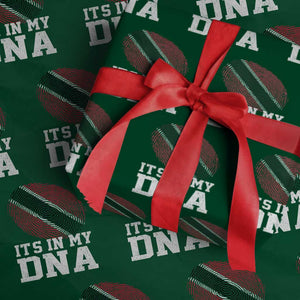 Trinidad and Tobago In My DNA Wrapping Paper Roll Trini Trinidadian Proud TS10 Green Print Your Wear
