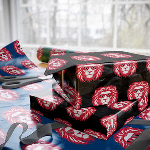 Trinidad and Tobago Lion Wrapping Paper Roll Vintage Caribbean Pride TS10 Black Print Your Wear