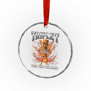 Triple T Tung Tung Tung Sahur Brainrot Meme Crystal Glass Ornament TS10 Print Your Wear