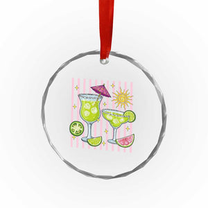 Tropical Margarita Summer Crystal Glass Ornament Beach Vacation Graphic TS12 Print Your Wear