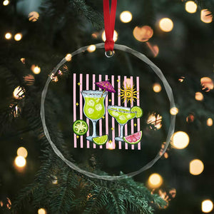 Tropical Margarita Summer Crystal Glass Ornament Beach Vacation Graphic TS12 Print Your Wear