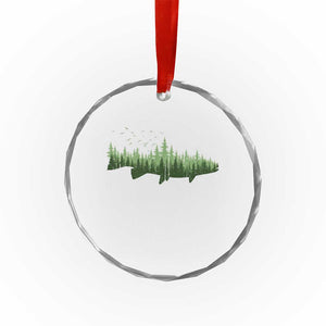 Trout Fly Fishing Outdoor Forest Nature Wildlife Fisherman Crystal Glass Ornament TS11 Print Your Wear