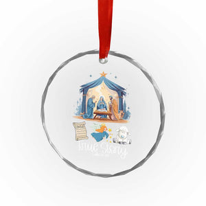 True Story Nativity Xmas Baby God Jesus Christian Crystal Glass Ornament TS09 Print Your Wear