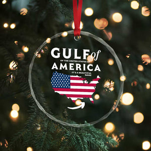 Trump America's Gulf Crystal Glass Ornament Gulf Of The Usa American Flag Pride Patriotic TS02 Print Your Wear