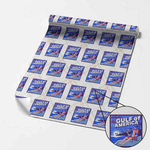 Trump America's Gulf Wrapping Paper Roll Greeting from the Patriot Uncle Sam TS02 Christmas Plaid Print Your Wear