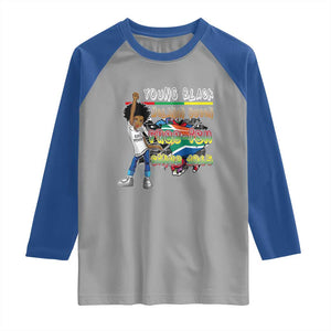 Free Ish Juneteenth Raglan Shirt Freedom Day Since 1865 TS01 Sport Gray Royal Print Your Wear