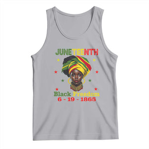Juneteenth Black Freedom Tank Top Since 1865 For African Women Black Pride TS01 Athletic Heather Print Your Wear