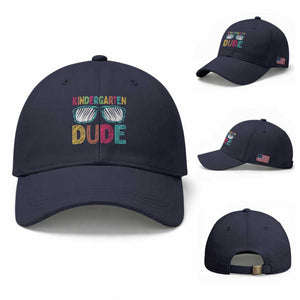 Kindergarten Dude Baseball Cap Funny First Day Back to School Student