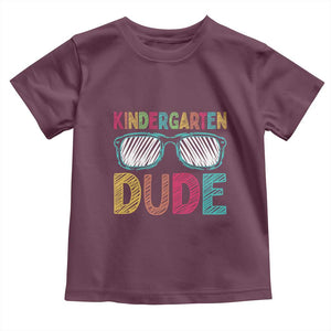 Kindergarten Dude Toddler T Shirt Funny First Day Back to School Student