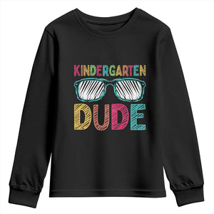 Kindergarten Dude Youth Sweatshirt Funny First Day Back to School Student