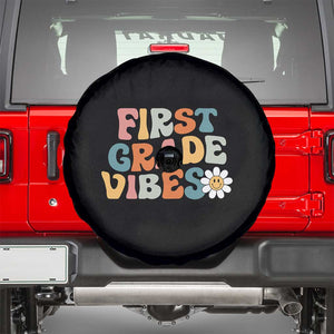 Retro 1st Day of School Spare Tire Cover First Grade Vibes 1st Grade Team
