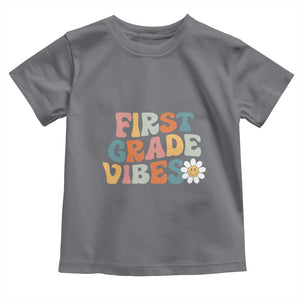 Retro 1st Day of School Toddler T Shirt First Grade Vibes 1st Grade Team
