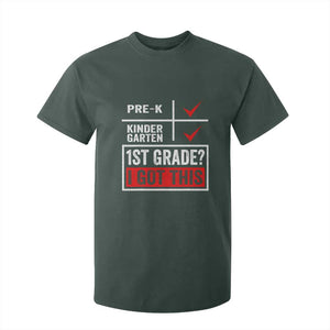 Boys and Girls First Day of First Grade T Shirt For Kid Back to School