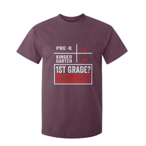 Boys and Girls First Day of First Grade T Shirt For Kid Back to School