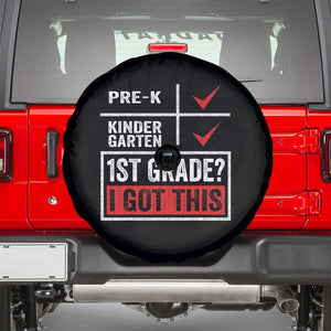 Boys and Girls First Day of First Grade Spare Tire Cover Back to School