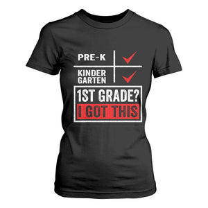 Boys and Girls First Day of First Grade T Shirt For Women Back to School