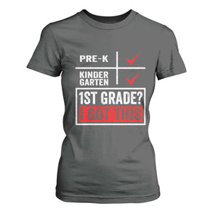 Boys and Girls First Day of First Grade T Shirt For Women Back to School